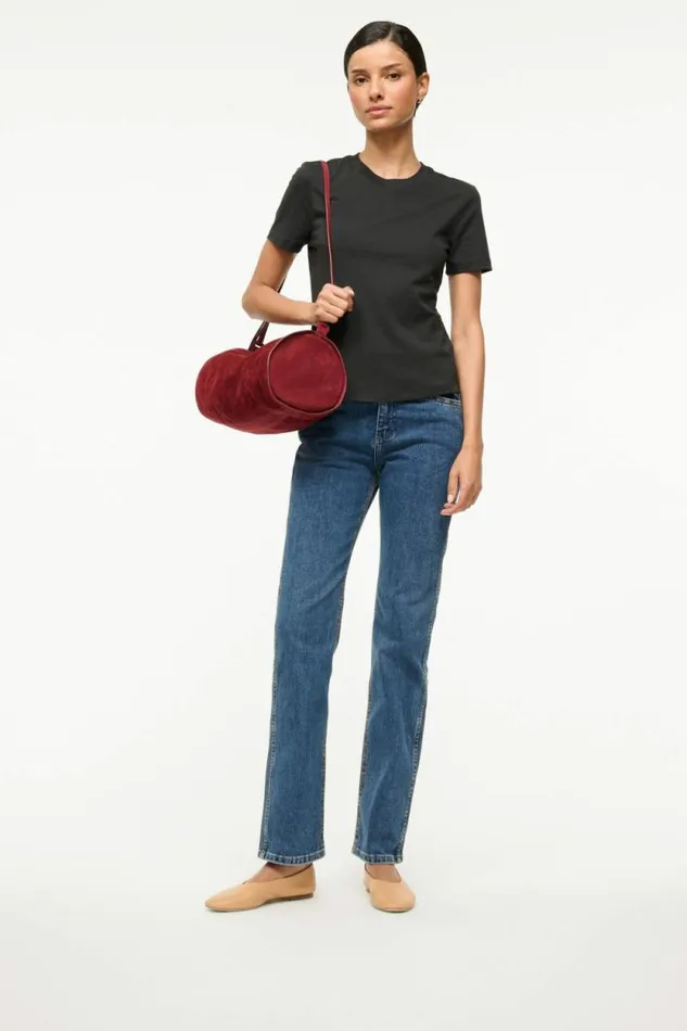 STAUD Mules and Flats ALBA BALLET FLAT Porcini 8211 Women