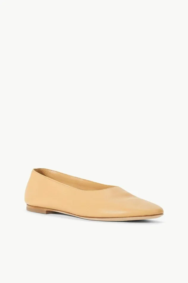 STAUD Mules and Flats ALBA BALLET FLAT Porcini 8211 Women