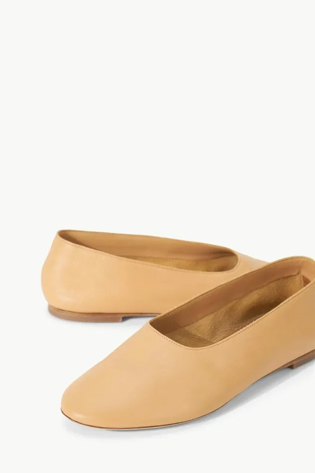 STAUD Mules and Flats ALBA BALLET FLAT Porcini 8211 Women