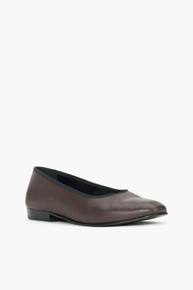 STAUD Mules and Flats KEITH BALLET FLAT Espresso 8211 Women STAUD Mules and Flats KEITH BALLET FLAT Espresso 8211 Women