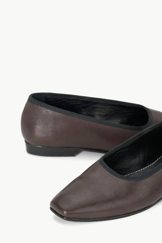 STAUD Mules and Flats KEITH BALLET FLAT Espresso 8211 Women STAUD Mules and Flats KEITH BALLET FLAT Espresso 8211 Women