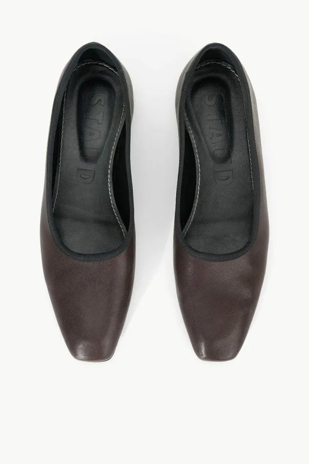 STAUD Mules and Flats KEITH BALLET FLAT Espresso 8211 Women STAUD Mules and Flats KEITH BALLET FLAT Espresso 8211 Women