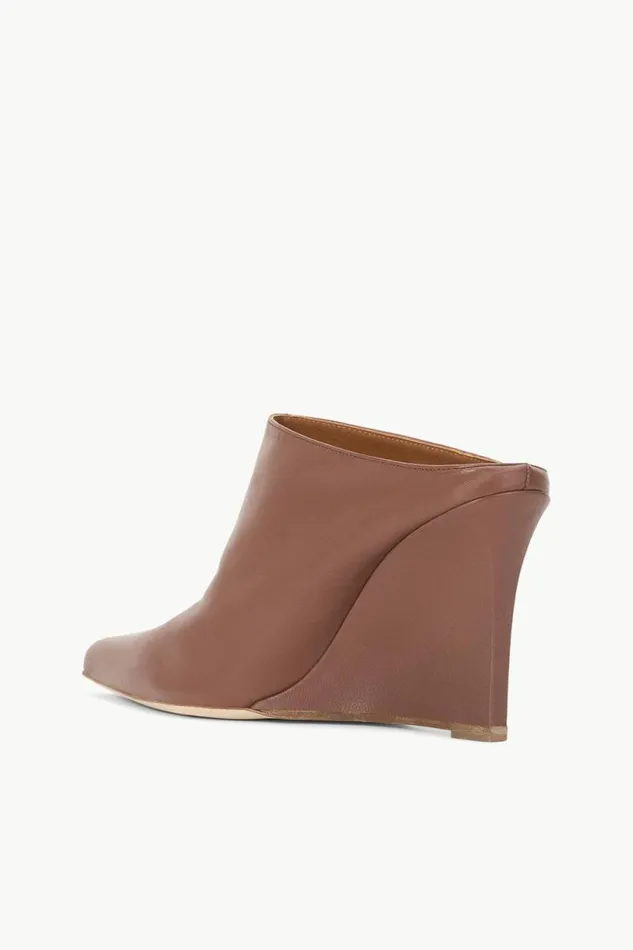 STAUD Mules and Flats VESPER WEDGE MULE Cacao 8211 Women STAUD Mules and Flats VESPER WEDGE MULE Cacao 8211 Women