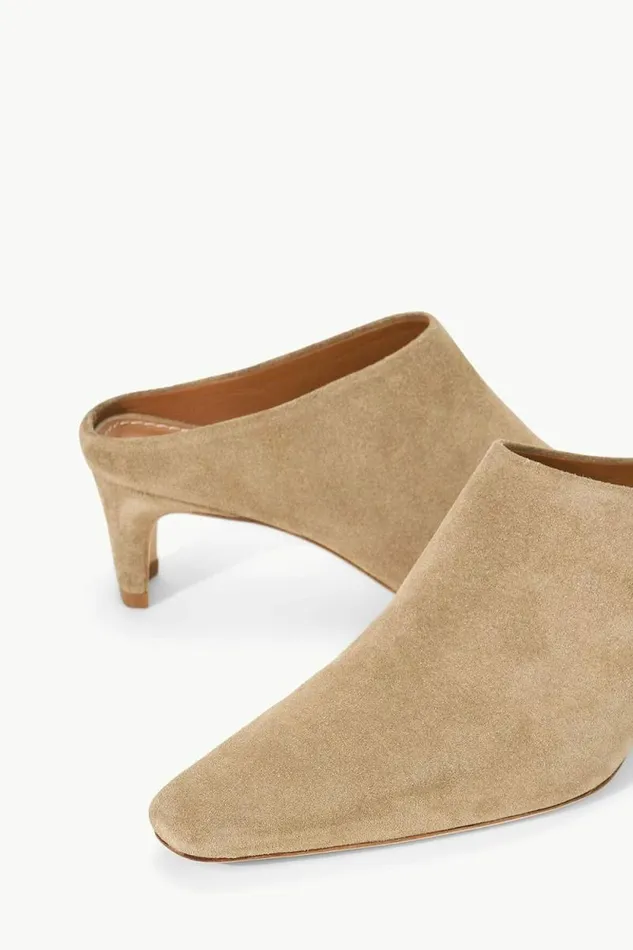 STAUD Mules and Flats WALLY MULE Dune Suede 8211 Women STAUD Mules and Flats WALLY MULE Dune Suede 8211 Women