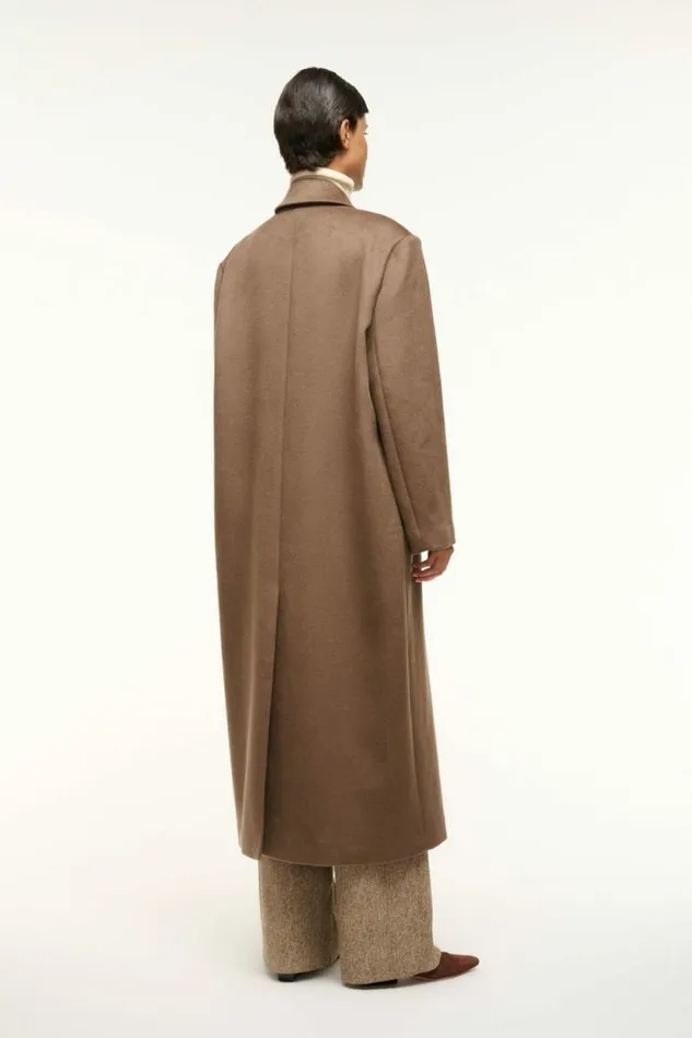 STAUD Outerwear and Jackets SERGE COAT Deep Taupe 8211 Women STAUD Outerwear and Jackets SERGE COAT Deep Taupe 8211 Women