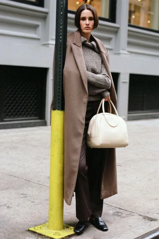 STAUD Outerwear and Jackets SERGE COAT Deep Taupe 8211 Women STAUD Outerwear and Jackets SERGE COAT Deep Taupe 8211 Women