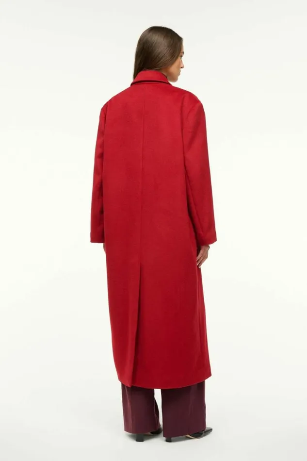 STAUD Outerwear and Jackets SERGE COAT Rouge 8211 Women