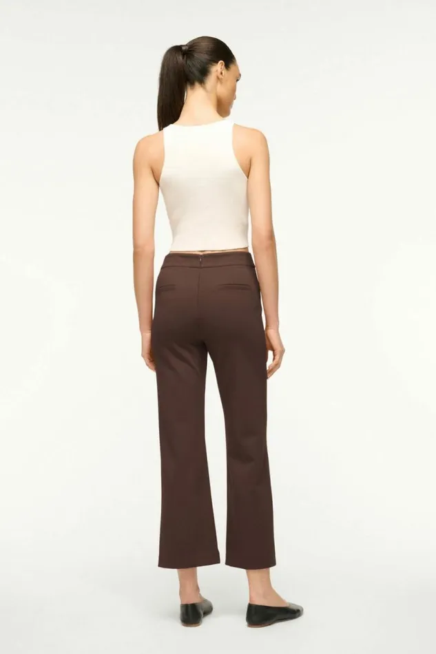 STAUD Pants and Shorts KNACK PANT Dark Chocolate 8211 Women STAUD Pants and Shorts KNACK PANT Dark Chocolate 8211 Women