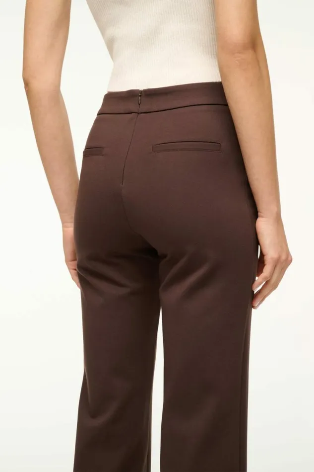 STAUD Pants and Shorts KNACK PANT Dark Chocolate 8211 Women STAUD Pants and Shorts KNACK PANT Dark Chocolate 8211 Women