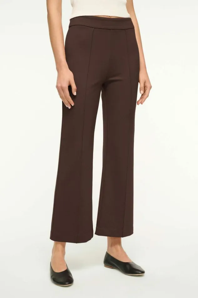 STAUD Pants and Shorts KNACK PANT Dark Chocolate 8211 Women STAUD Pants and Shorts KNACK PANT Dark Chocolate 8211 Women