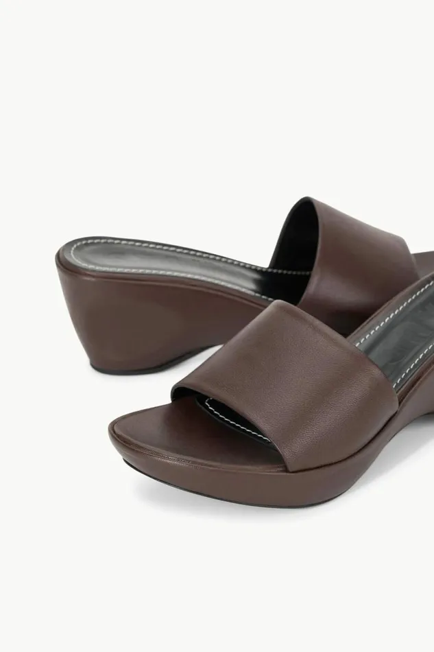 STAUD Platforms and Wedges GINNY WEDGE Espresso 8211 Women STAUD Platforms and Wedges GINNY WEDGE Espresso 8211 Women