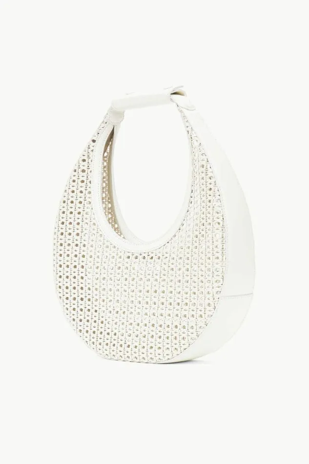 STAUD Shoulder MOON WOVEN BAG Paper 8211 Women