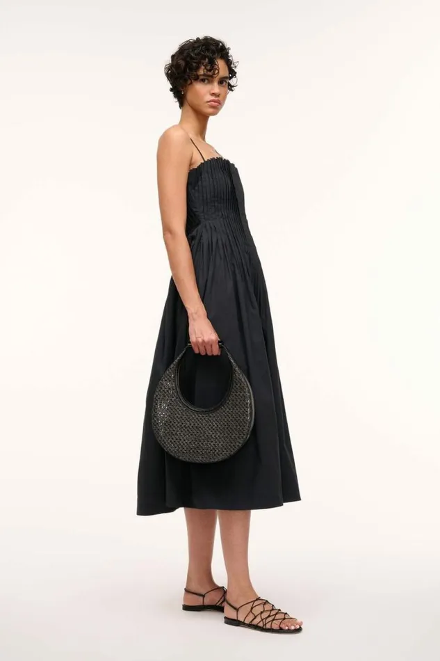 STAUD Shoulder MOON WOVEN BAG Paper 8211 Women