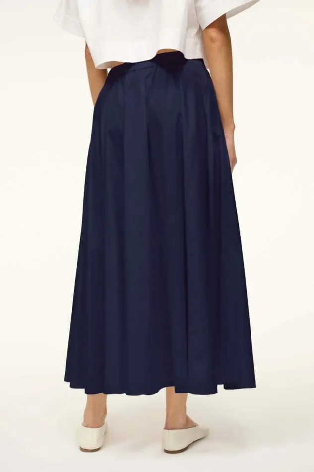 STAUD Skirts EDEN SKIRT Navy 8211 Women STAUD Skirts EDEN SKIRT Navy 8211 Women