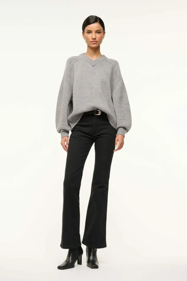 STAUD Sweaters WILSON SWEATER Heather Grey 8211 Women