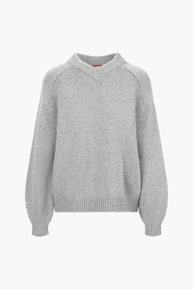 STAUD Sweaters WILSON SWEATER Heather Grey 8211 Women