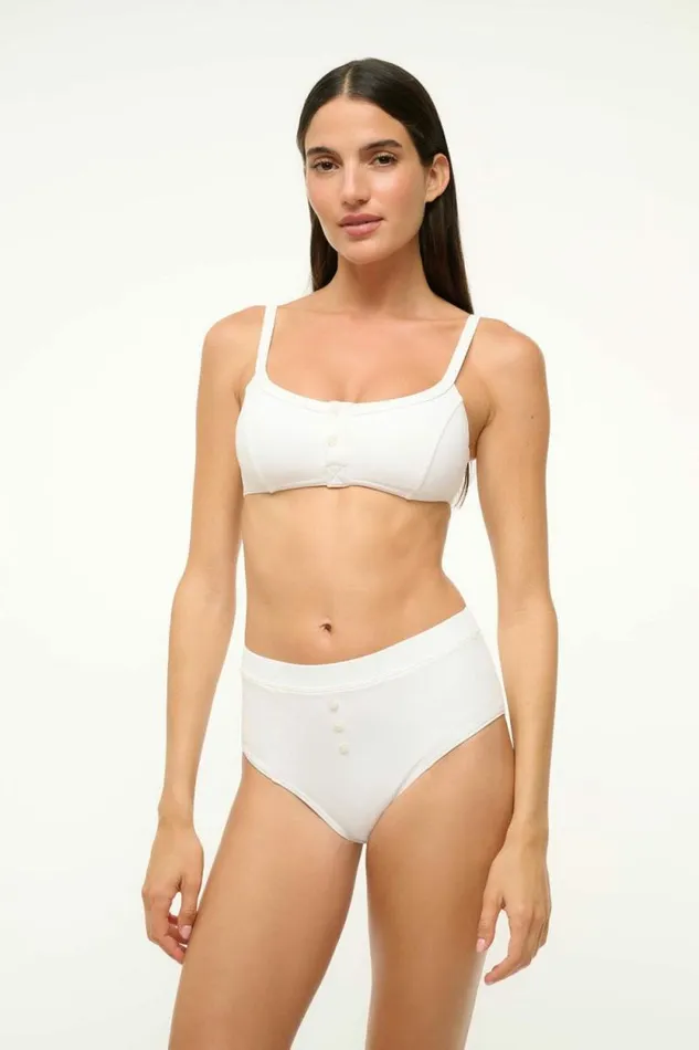 STAUD Swim GIA BIKINI BOTTOM Bright White 8211 Women