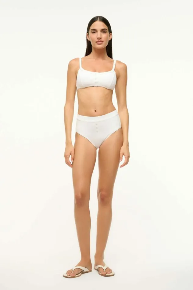 STAUD Swim GIA BIKINI BOTTOM Bright White 8211 Women