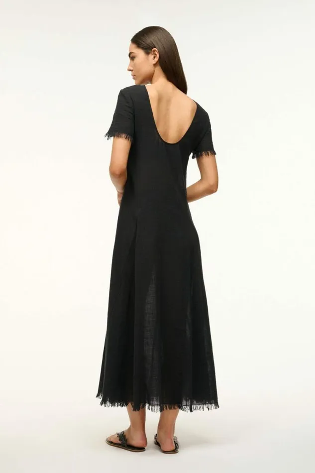 STAUD Swim LE HAVRE COVERUP DRESS Black 8211 Women STAUD Swim LE HAVRE COVERUP DRESS Black 8211 Women