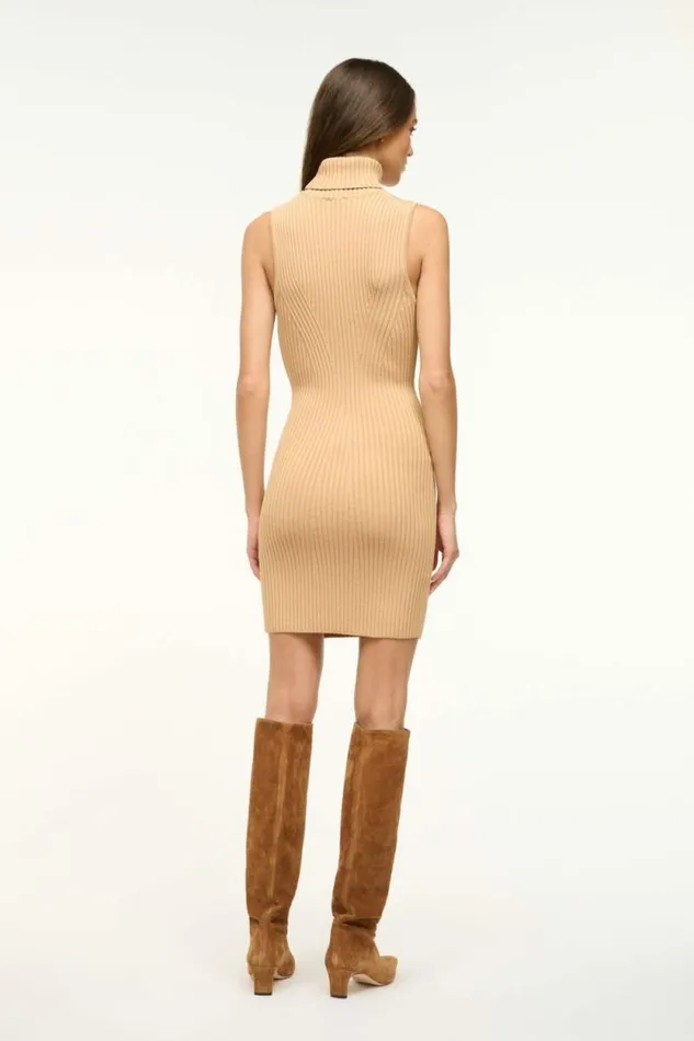 STAUD The Knit Shop CALLUM DRESS Camel 8211 Women STAUD The Knit Shop CALLUM DRESS Camel 8211 Women