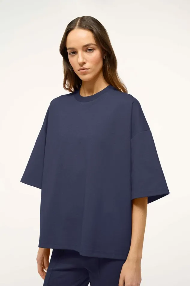 STAUD Tops CAPSULE TOP Navy 8211 Women STAUD Tops CAPSULE TOP Navy 8211 Women