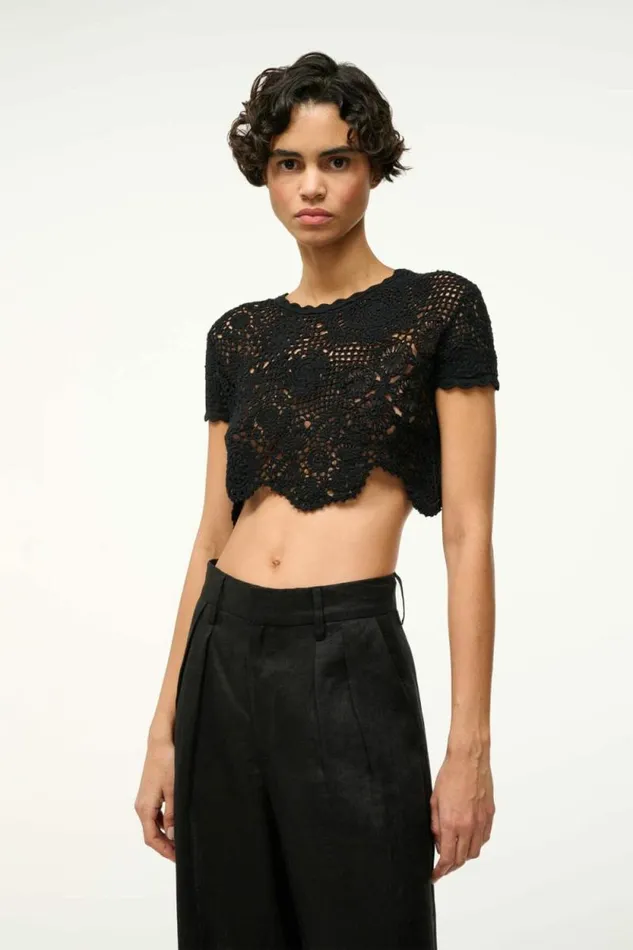 STAUD Tops STARLIGHT TOP Black 8211 Women