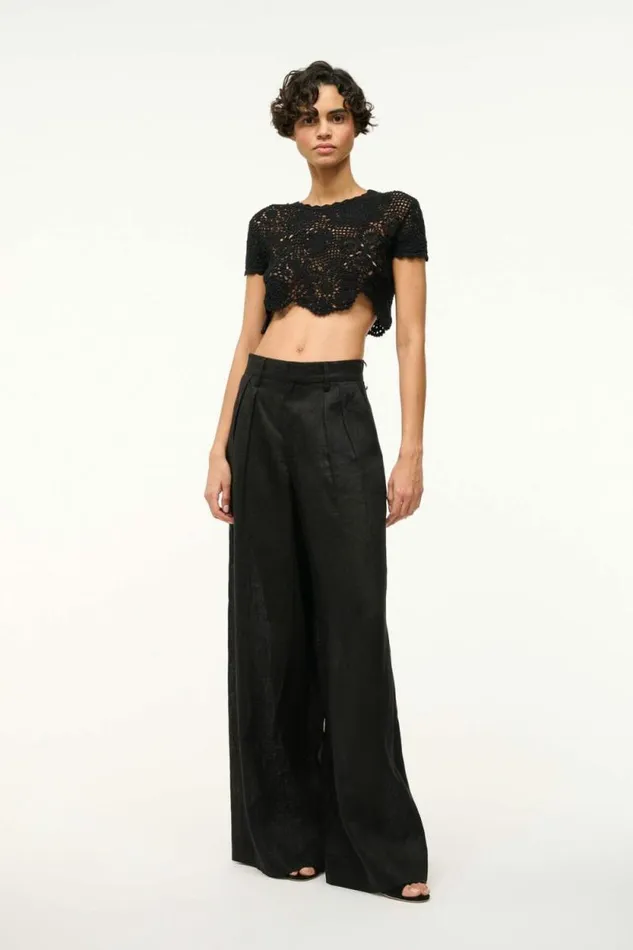STAUD Tops STARLIGHT TOP Black 8211 Women STAUD Tops STARLIGHT TOP Black 8211 Women
