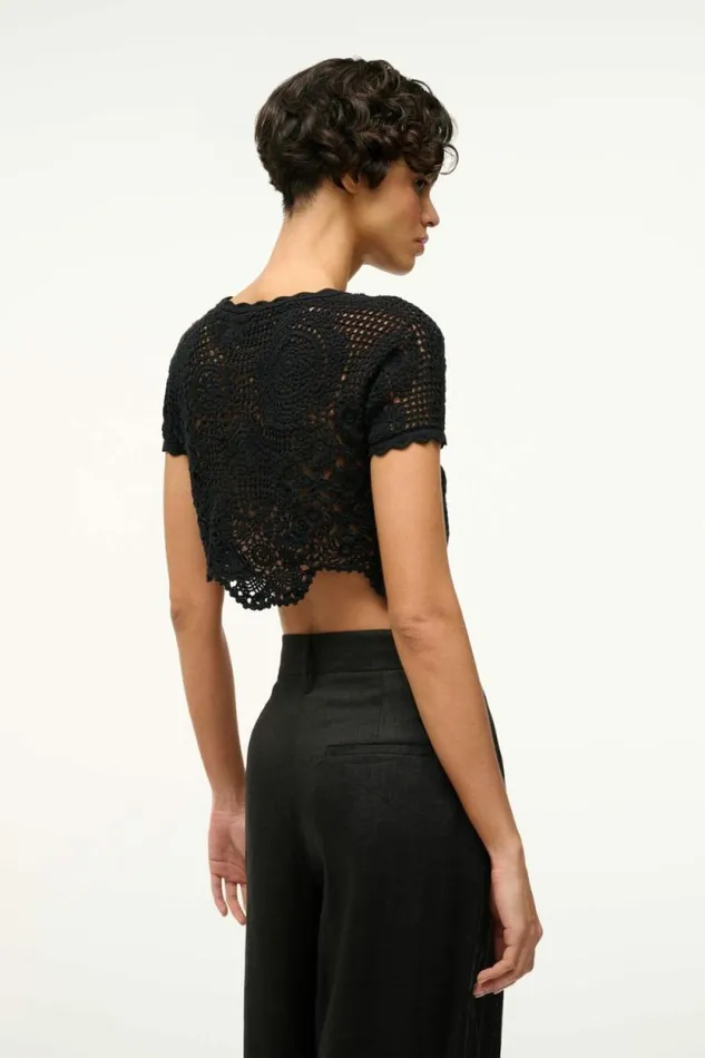 STAUD Tops STARLIGHT TOP Black 8211 Women STAUD Tops STARLIGHT TOP Black 8211 Women