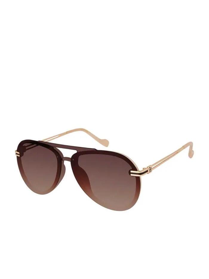 Sunglasses Accessories Jessica Simpson Metal Aviator Sunglasses In Nude