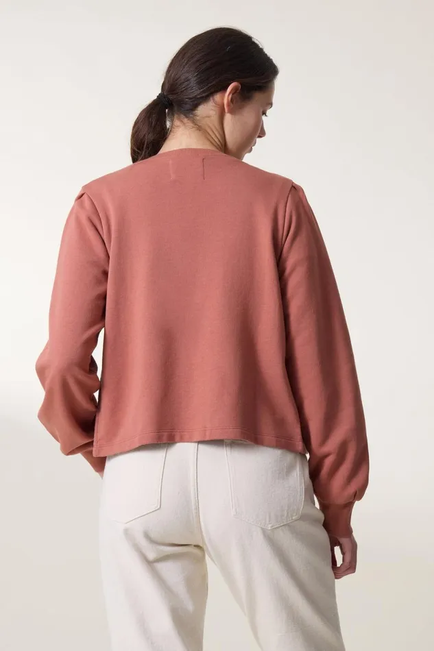 Sweatshirts Women Leon and Harper Sensas Plain Sweatshirt Blush