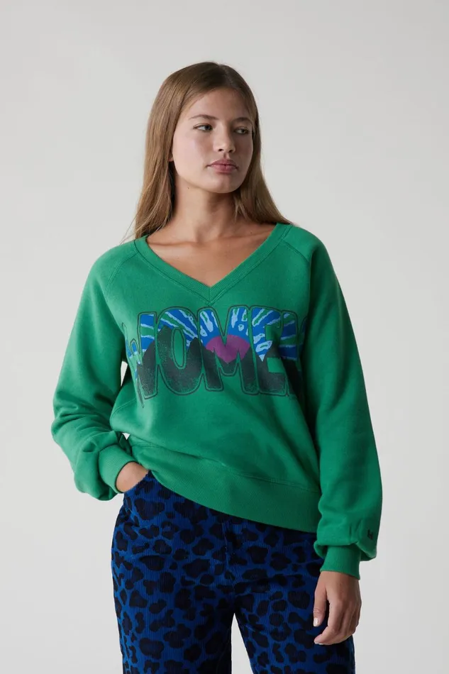 Sweatshirts Women Leon and Harper Shiva Sweatshirt Green