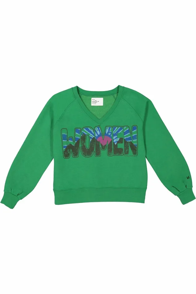 Sweatshirts Women Leon and Harper Shiva Sweatshirt Green