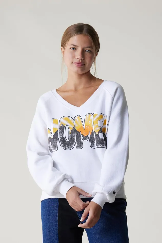 Sweatshirts Women Leon and Harper Shiva Sweatshirt White
