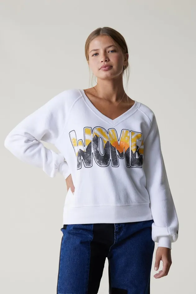 Sweatshirts Women Leon and Harper Shiva Sweatshirt White