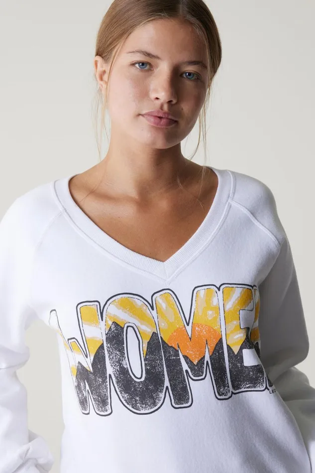 Sweatshirts Women Leon and Harper Shiva Sweatshirt White