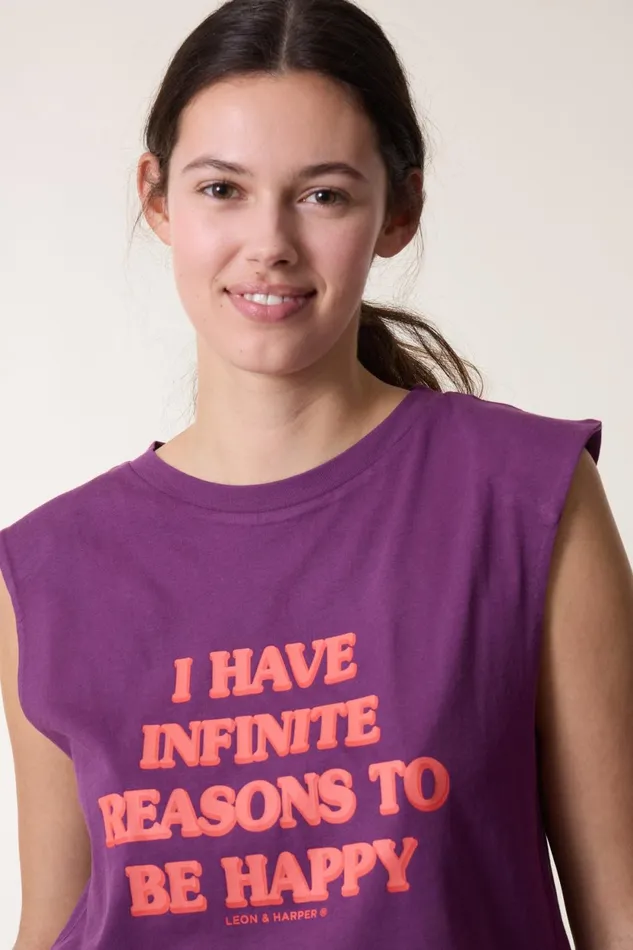 TShirts and Tops Women Leon and Harper Dode Ideas Tank Top Purple