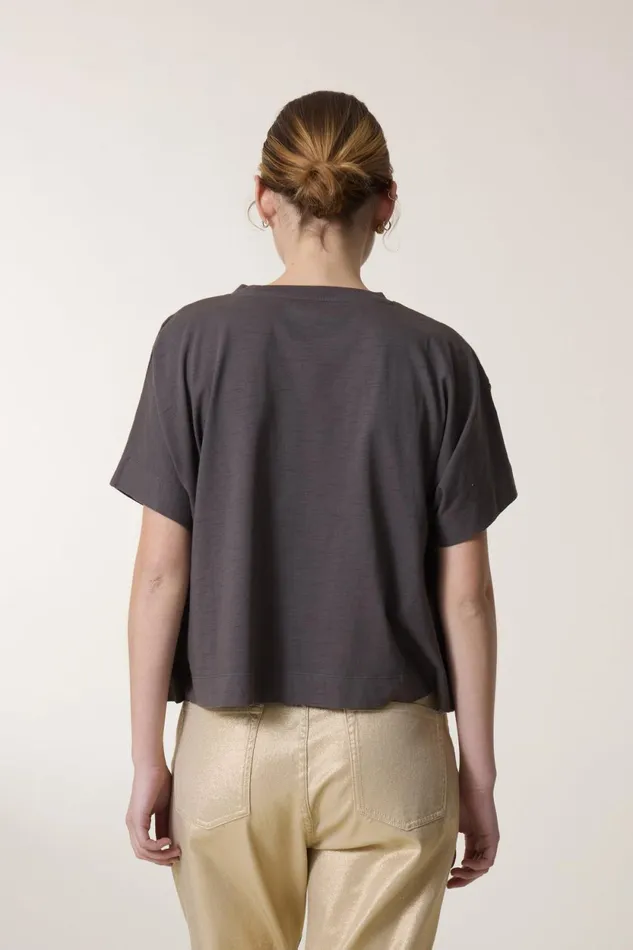 TShirts and Tops Women Leon and Harper Timao1 Plain Tshirt Carbone