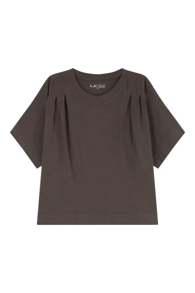 TShirts and Tops Women Leon and Harper Timao1 Plain Tshirt Carbone