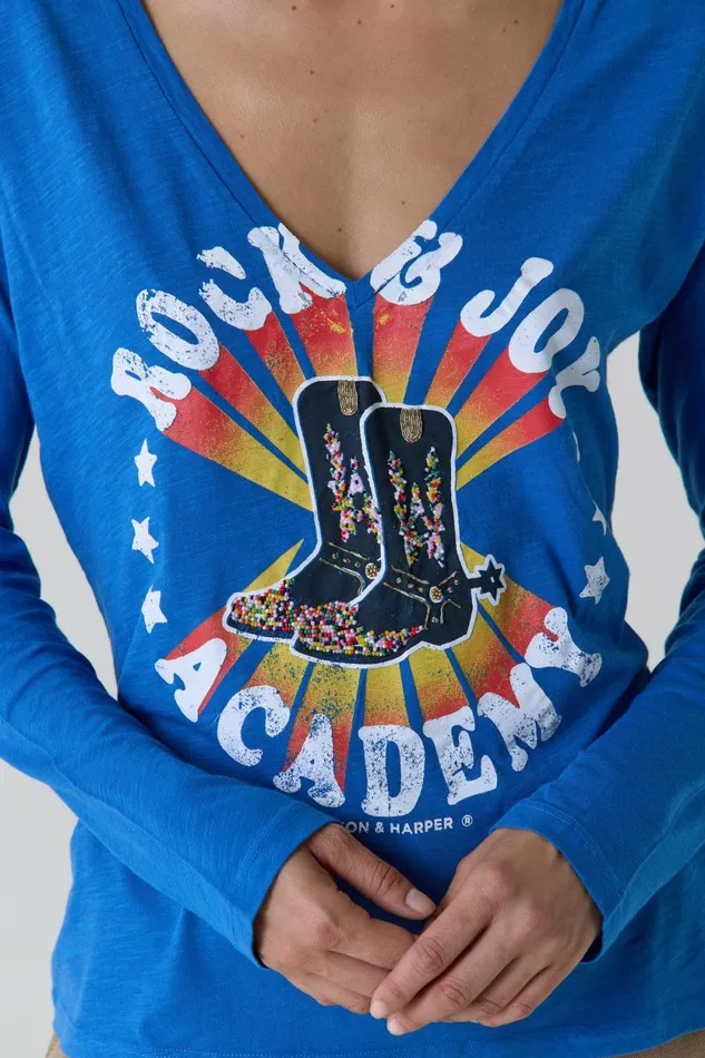 TShirts and Tops Women Leon and Harper Tomy Academy TShirt Blue