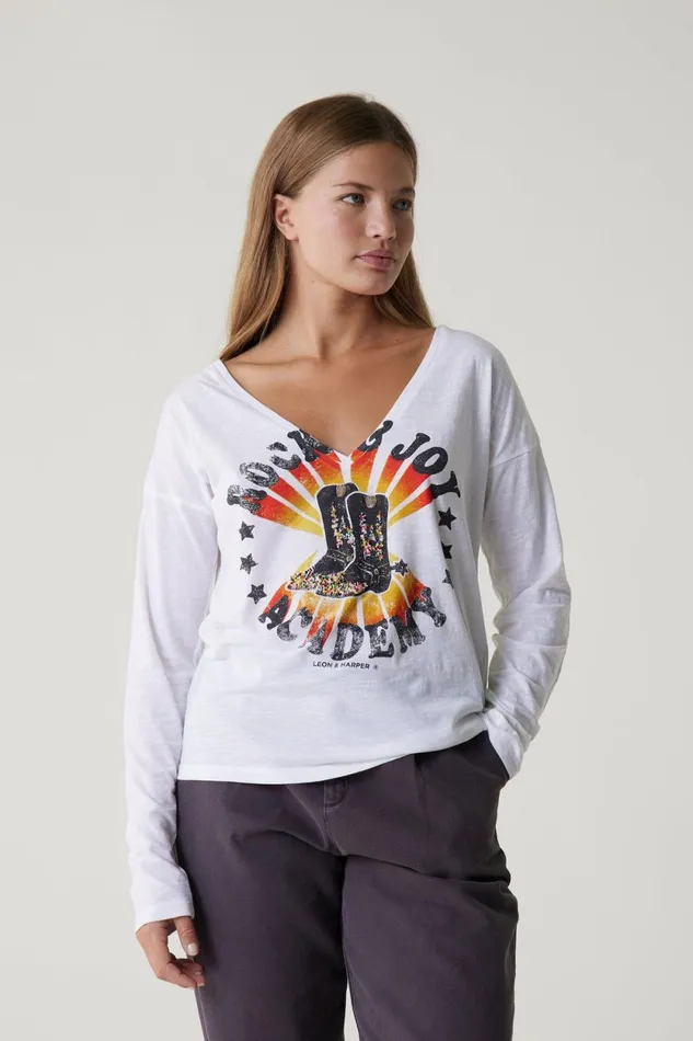 TShirts and Tops Women Leon and Harper Tomy Academy TShirt White