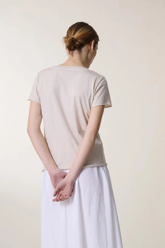 TShirts and Tops Women Leon and Harper Toro Birdy Tshirt Stone