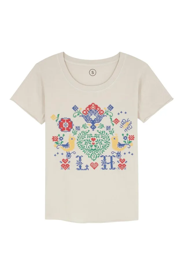 TShirts and Tops Women Leon and Harper Toro Birdy Tshirt Stone