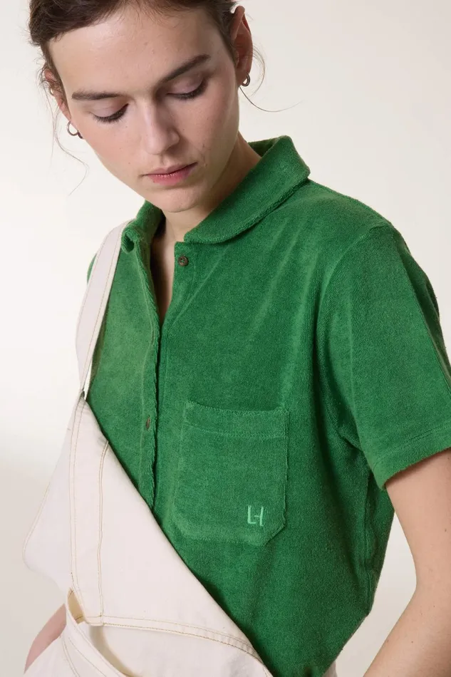 TShirts and Tops Women Leon and Harper Trish Plain Tshirt Green
