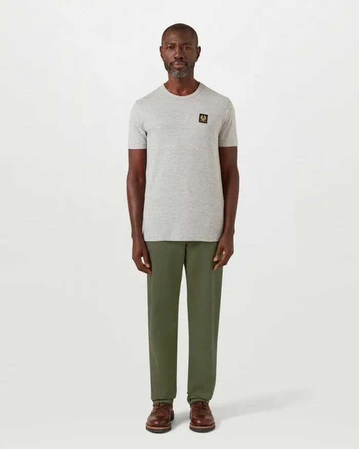 TShirts Men Belstaff Belstaff TShirt Old Silver Heather