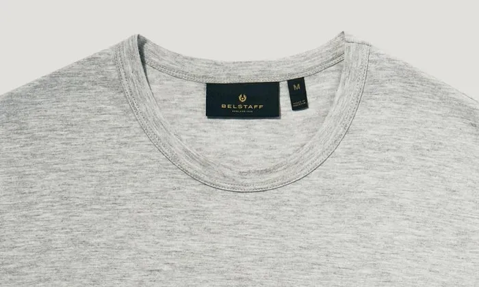 TShirts Men Belstaff Belstaff TShirt Old Silver Heather