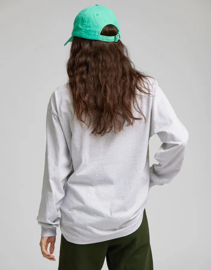 TShirts Oversized Organic LS TShirt 8211 Stone Blue 8211 Colorfulstandard Women