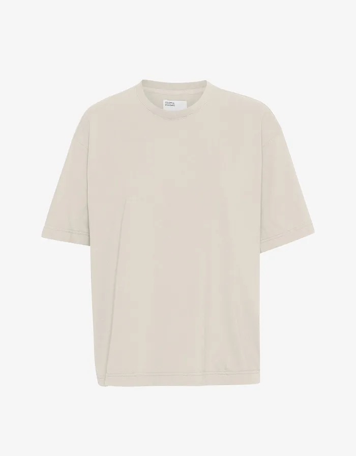 TShirts Oversized Organic TShirt 8211 Ivory White Colorfulstandard Women
