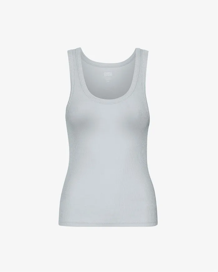 Tank Tops Colorfulstandard Women Women Organic Rib Tank Top 8211 Cloudy Grey