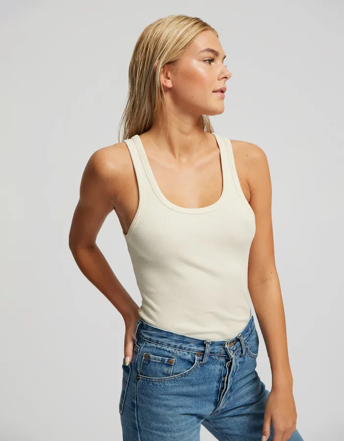 Tank Tops Women Women Organic Rib Tank Top 8211 Coffee Brown Colorfulstandard
