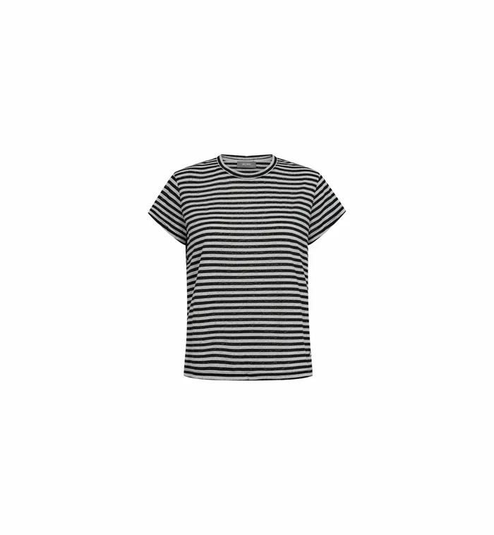 Tees MOS MOSH Women MMNan OSS Stripe Tee Micro Chip Tees MOS MOSH Women MMNan OSS Stripe Tee Micro Chip